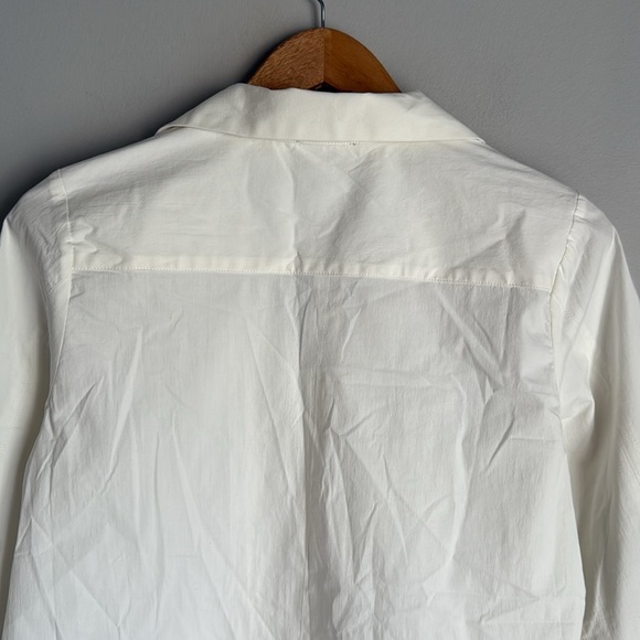 NEW TUCKERNUCK White Margot Stand Collar Blouse - Picture 10 of 13